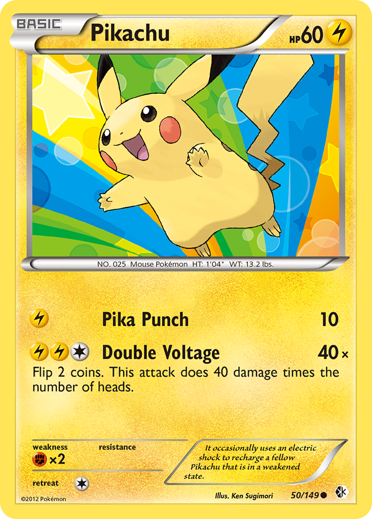 Pikachu (50/149) [Black & White: Boundaries Crossed] | Good Games Adelaide SA