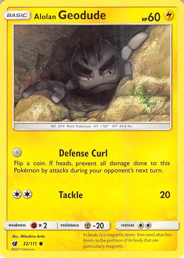 Alolan Geodude 32/111 (SM - Crimson Invasion)  | Good Games Adelaide SA