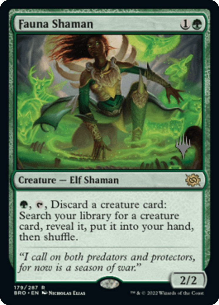 Fauna Shaman (Promo Pack) [The Brothers' War Promos] | Good Games Adelaide SA