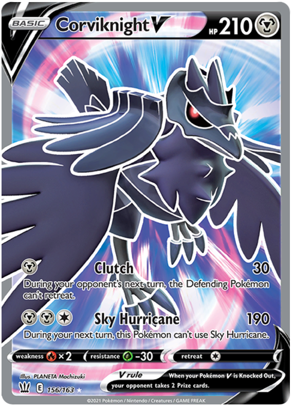 Corviknight V (156/163) [Sword & Shield: Battle Styles] | Good Games Adelaide SA