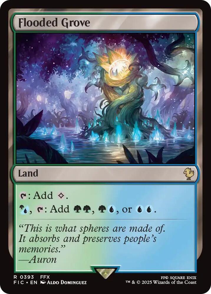 Flooded Grove 393 (Commander: FINAL FANTASY)  - Foil | Good Games Adelaide SA