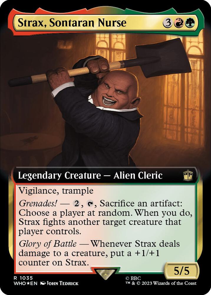 Strax, Sontaran Nurse 1035 (Universes Beyond: Doctor Who)  - Foil | Good Games Adelaide SA