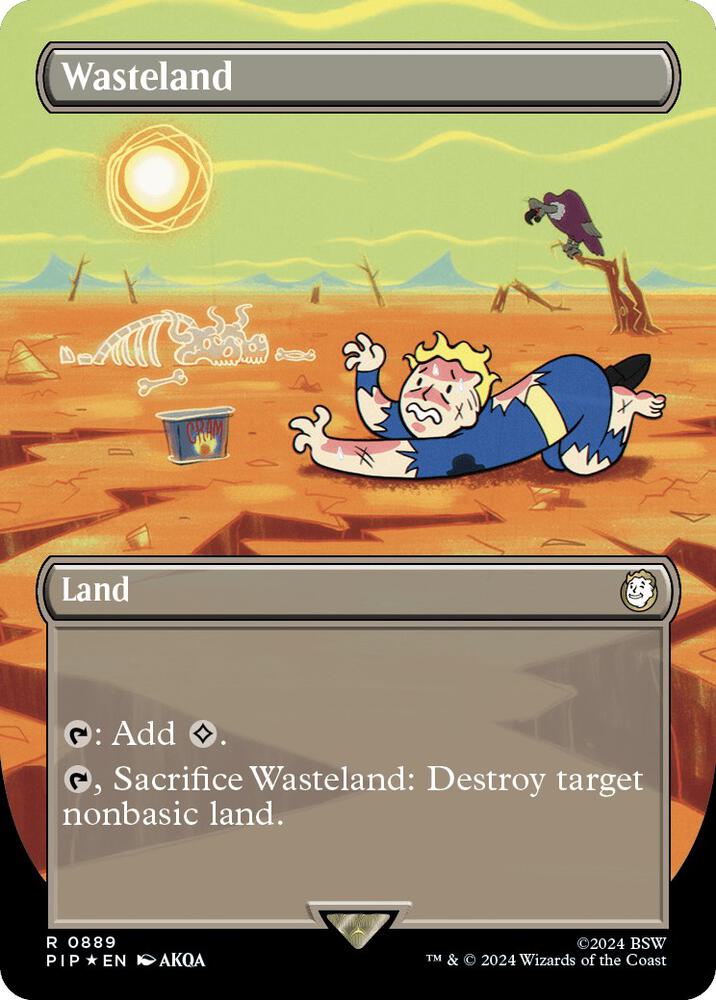 Wasteland 889 (Universes Beyond: Fallout)  - Foil | Good Games Adelaide SA