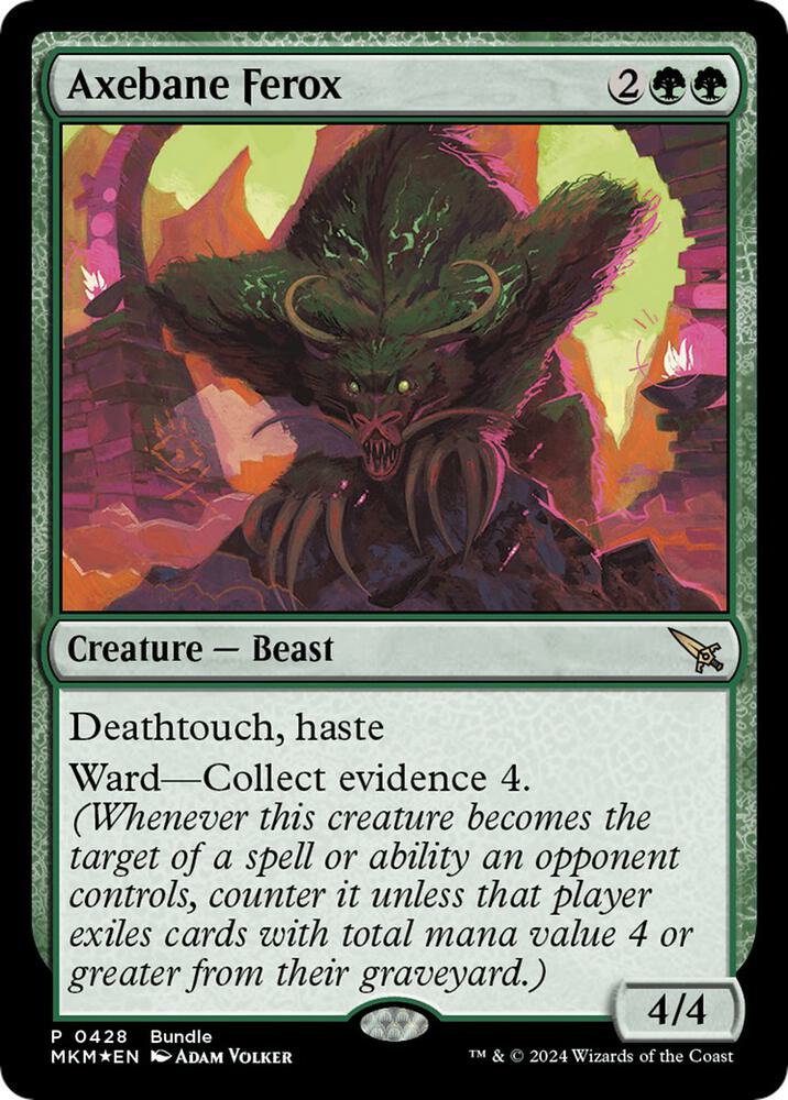 Axebane Ferox MKM Bundle 428 (Unique and Miscellaneous Promos)  - Foil | Good Games Adelaide SA