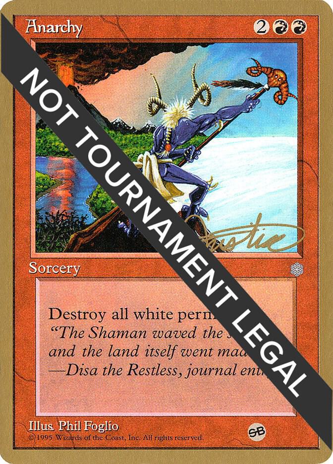 Anarchy 1996 Mark Justice ICE SB  (World Championship Decks)  | Good Games Adelaide SA