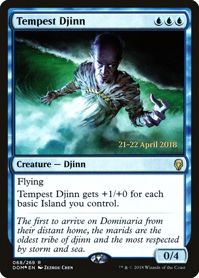 Tempest Djinn [Dominaria Promos] | Good Games Adelaide SA