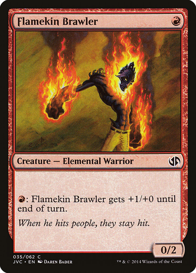 Flamekin Brawler 35 (Duel Decks: Anthology)  | Good Games Adelaide SA