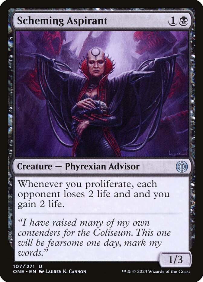 Scheming Aspirant 107 (Phyrexia: All Will Be One)  - Foil | Good Games Adelaide SA