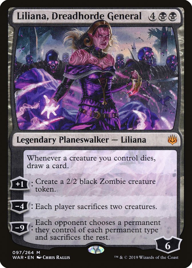 Liliana, Dreadhorde General [War of the Spark] | Good Games Adelaide SA