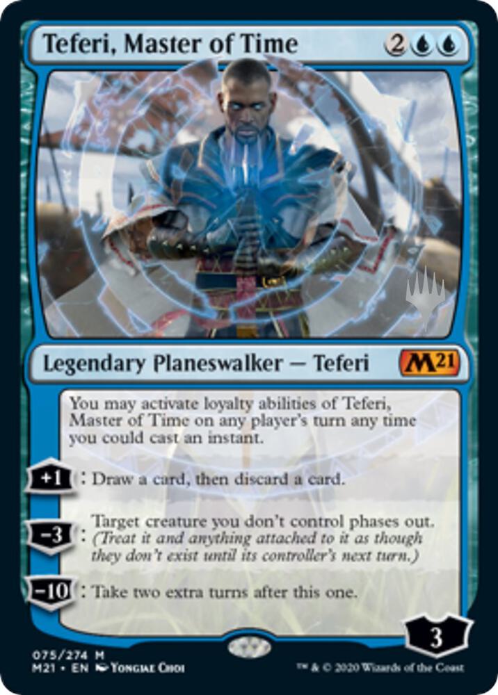 Teferi Master of Time 75 (Promo Pack: Core Set 2021)  | Good Games Adelaide SA
