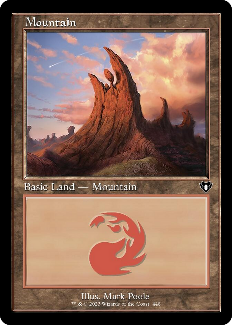 Mountain (448) (Retro) [Commander Masters] | Good Games Adelaide SA