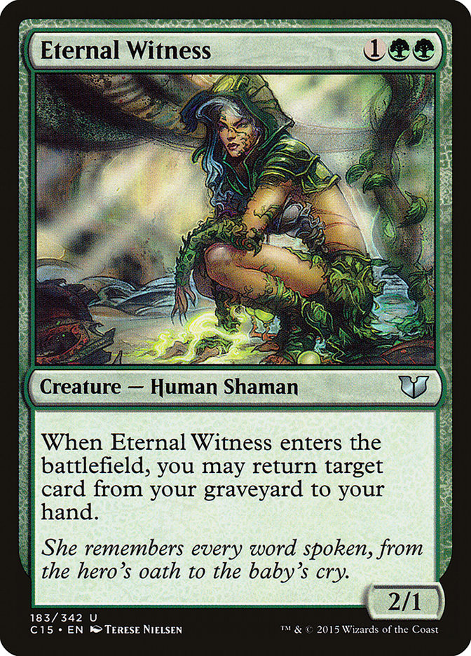Eternal Witness [Commander 2015] | Good Games Adelaide SA