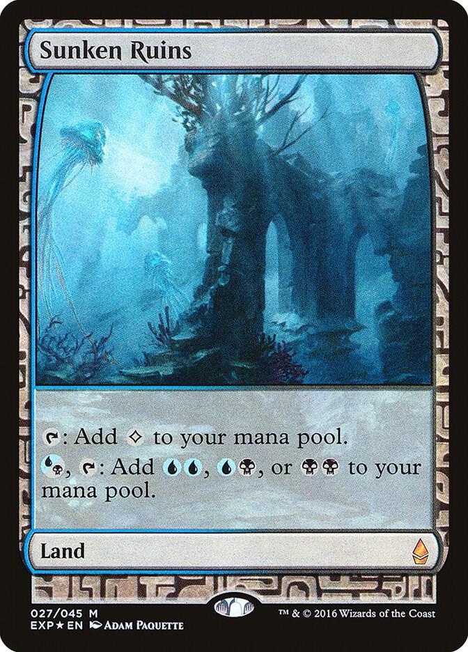 Sunken Ruins 27 (Zendikar Expeditions)  - Foil | Good Games Adelaide SA