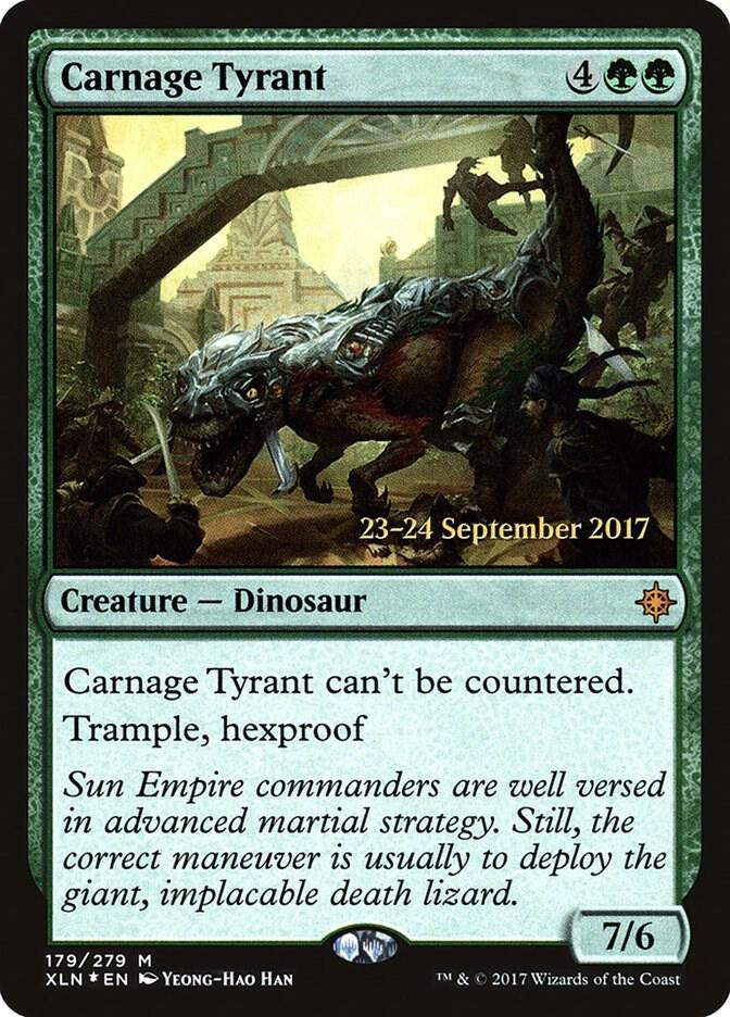 Carnage Tyrant 179 (Prerelease Cards)  - Foil | Good Games Adelaide SA