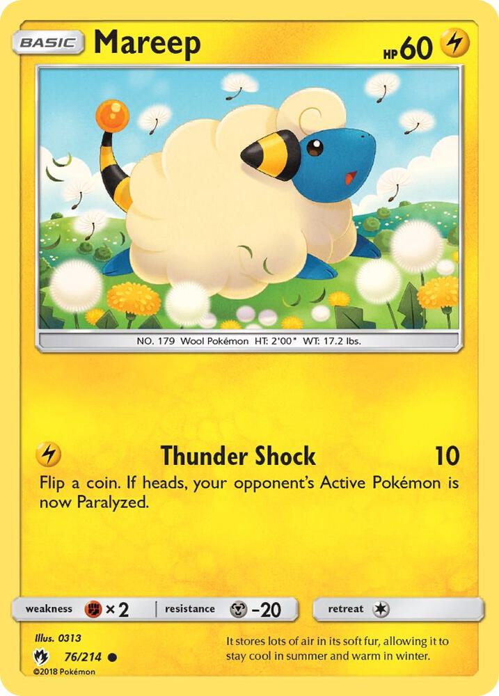 Mareep 76/214 (SM - Lost Thunder)  | Good Games Adelaide SA