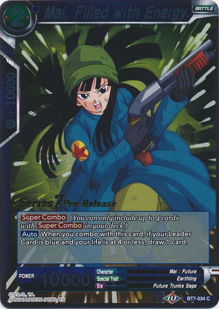 Mai, Filled with Energy (Assault of the Saiyans) [BT7-034_PR] | Good Games Adelaide SA