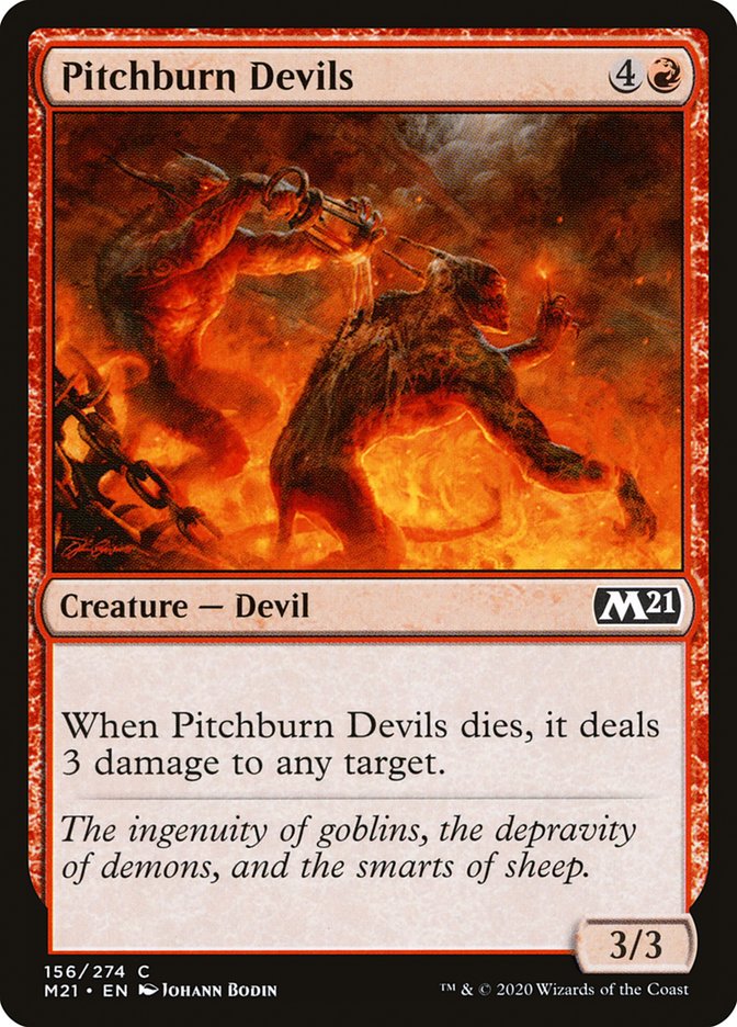 Pitchburn Devils [Core Set 2021] | Good Games Adelaide SA