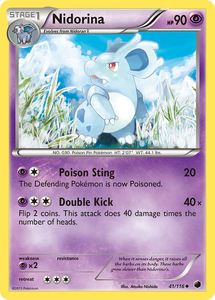 Nidorina 41/116 (Plasma Freeze)  - Reverse Holofoil | Good Games Adelaide SA