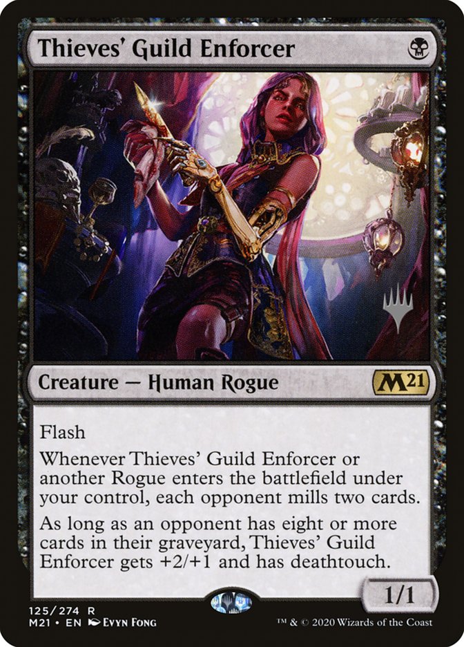 Thieves' Guild Enforcer (Promo Pack) [Core Set 2021 Promos] | Good Games Adelaide SA