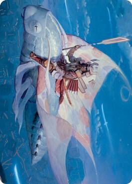 Sky Blessed Samurai Art Card 19 (Art Series: Kamigawa: Neon Dynasty)  | Good Games Adelaide SA