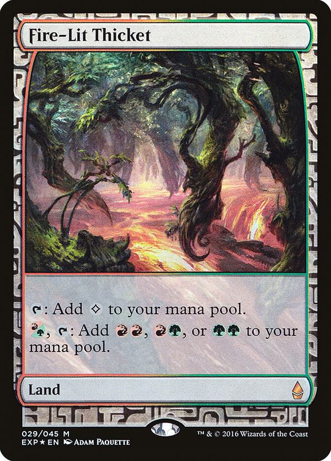 Fire Lit Thicket 29 (Zendikar Expeditions)  - Foil | Good Games Adelaide SA