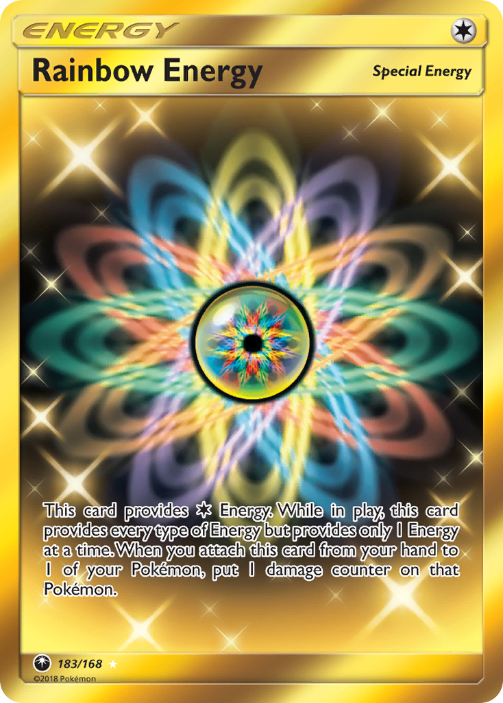 Rainbow Energy (183/168) [Sun & Moon: Celestial Storm] | Good Games Adelaide SA