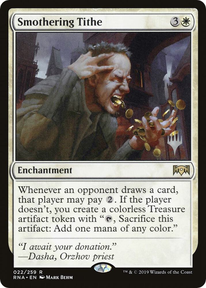Smothering Tithe 22 (Promo Pack: Throne of Eldraine)  - Foil | Good Games Adelaide SA