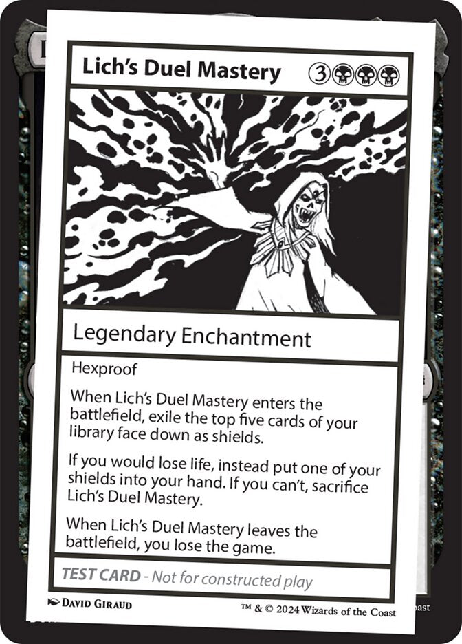 Lich's Duel Mastery  (Mystery Booster 2 Playtest Cards)  | Good Games Adelaide SA