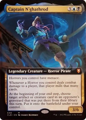 Captain N'ghathrod (Extended Art) [Commander Legends: Battle for Baldur's Gate] | Good Games Adelaide SA