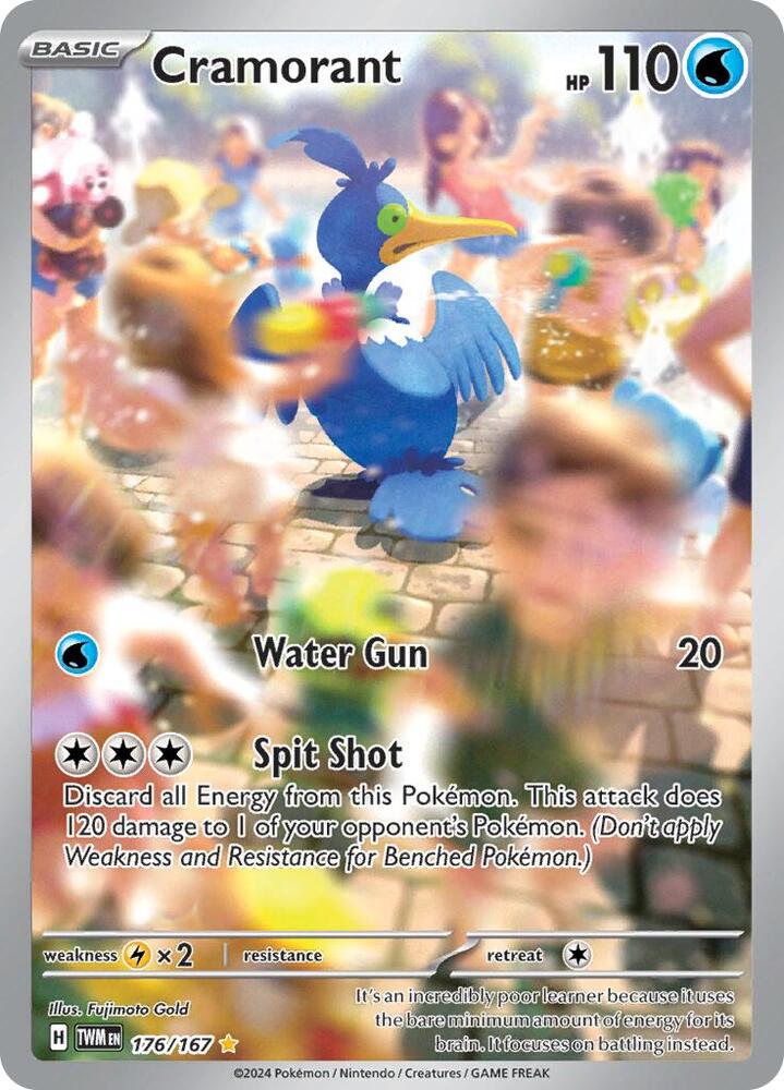 Cramorant 176/167 (SV06: Twilight Masquerade)  - Holofoil | Good Games Adelaide SA
