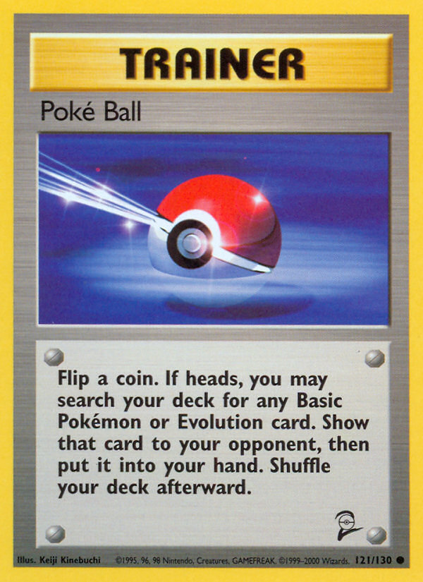 Poke Ball (121/130) [Base Set 2] | Good Games Adelaide SA