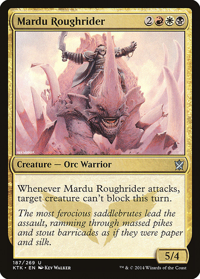 Mardu Roughrider 187 (Khans of Tarkir)  | Good Games Adelaide SA