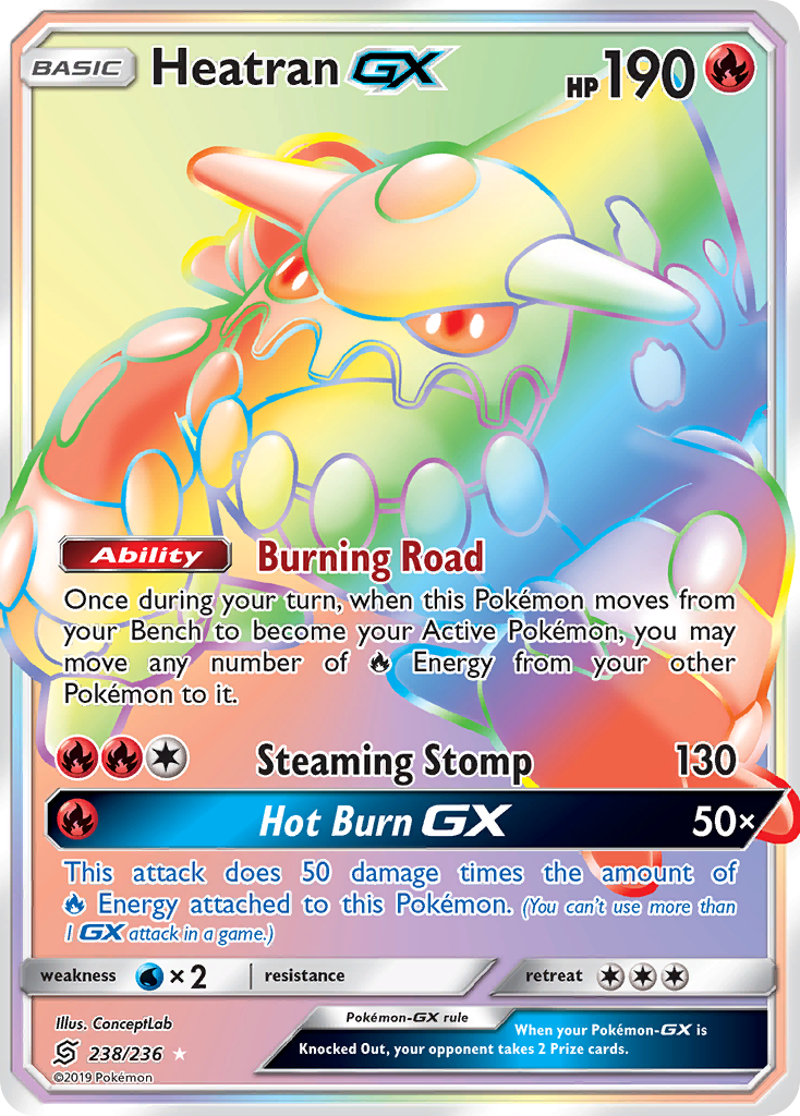 Heatran GX (238/236) [Sun & Moon: Unified Minds] | Good Games Adelaide SA