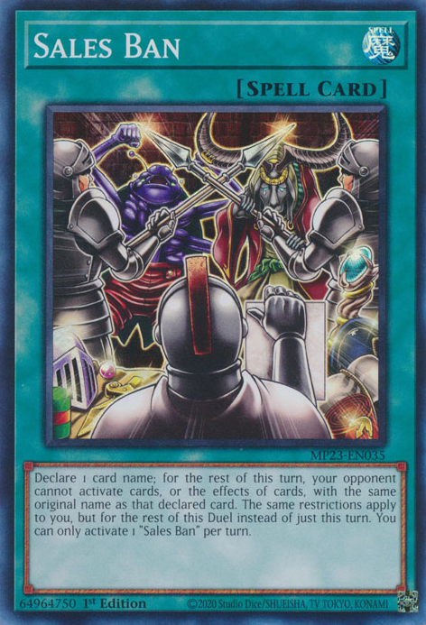 Sales Ban [MP23-EN035] Super Rare | Good Games Adelaide SA