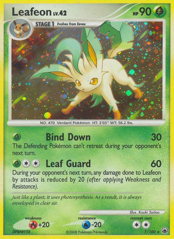 Leafeon (7/100) [Diamond & Pearl: Majestic Dawn] | Good Games Adelaide SA