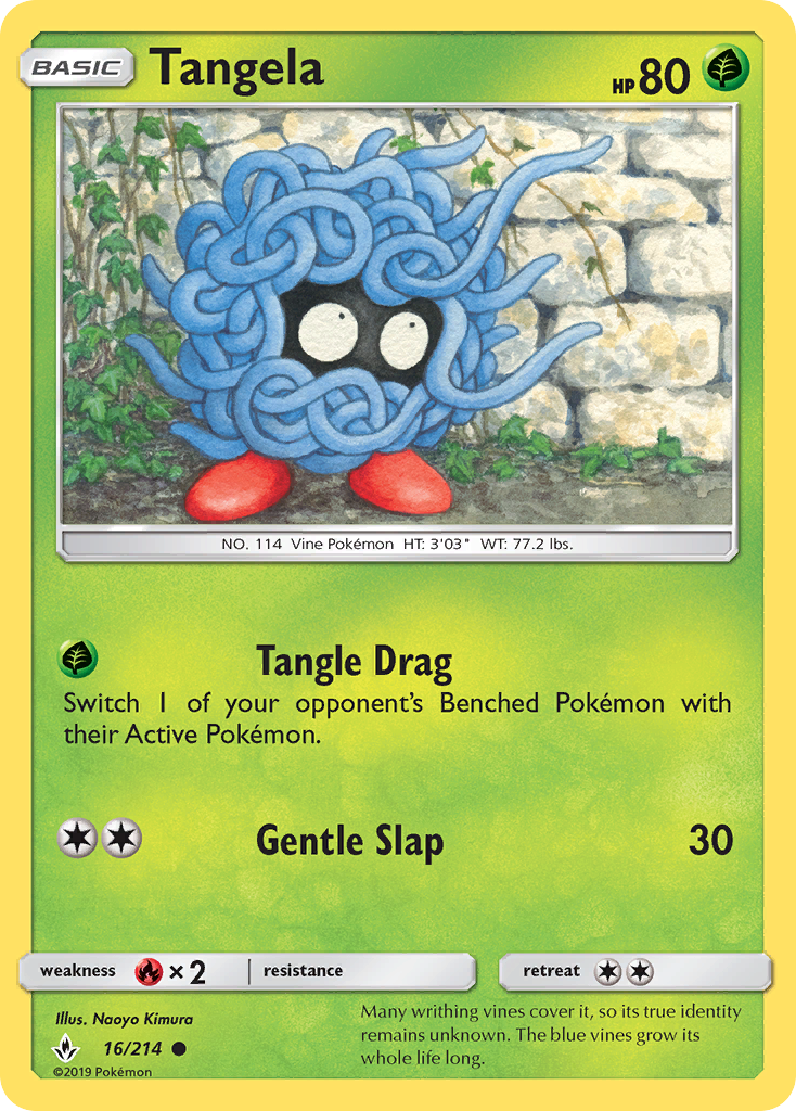 Tangela (16/214) [Sun & Moon: Unbroken Bonds] | Good Games Adelaide SA