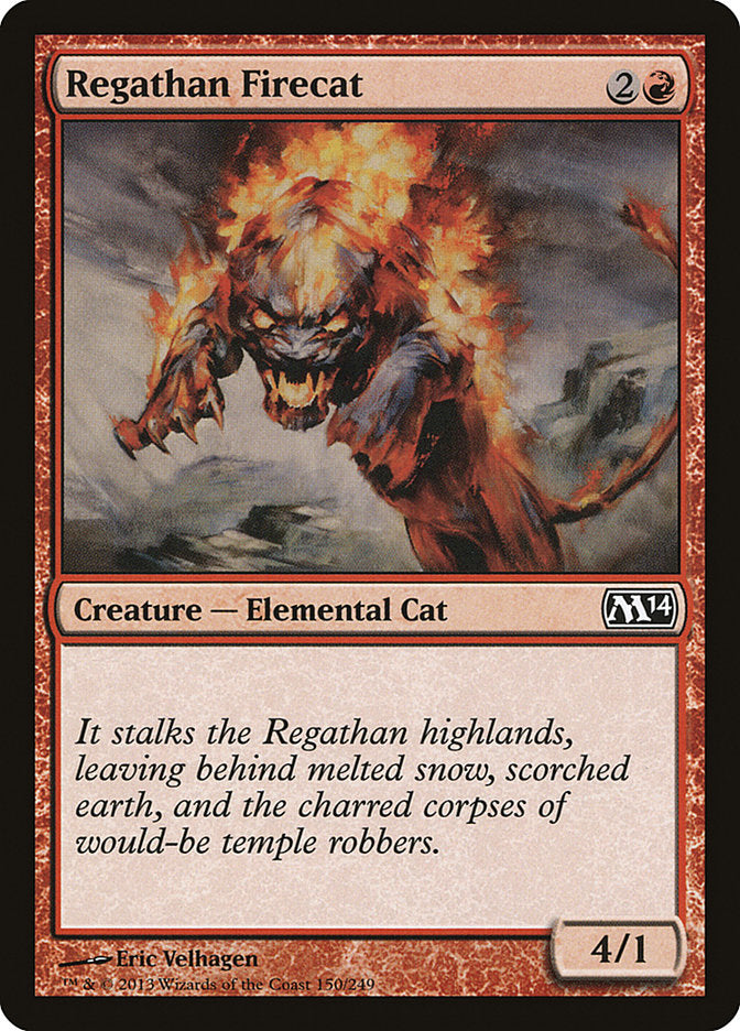 Regathan Firecat 150 (Magic 2014 (M14))  - Foil | Good Games Adelaide SA