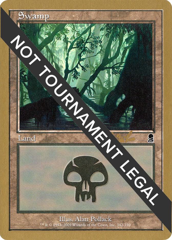Swamp 342 2002 Carlos Romao ODY  (World Championship Decks)  | Good Games Adelaide SA