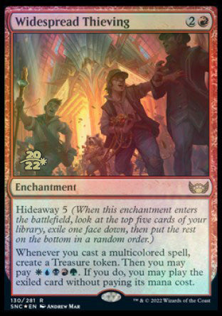 Widespread Thieving [Streets of New Capenna Prerelease Promos] | Good Games Adelaide SA