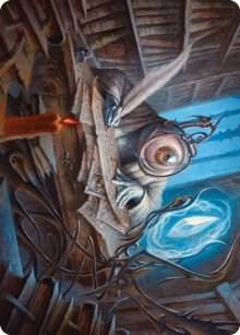 Unblinking Observer Art Card 31 (Art Series: Innistrad: Midnight Hunt)  | Good Games Adelaide SA
