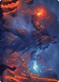 Aegar, the Freezing Flame Art Card [Kaldheim: Art Series] | Good Games Adelaide SA