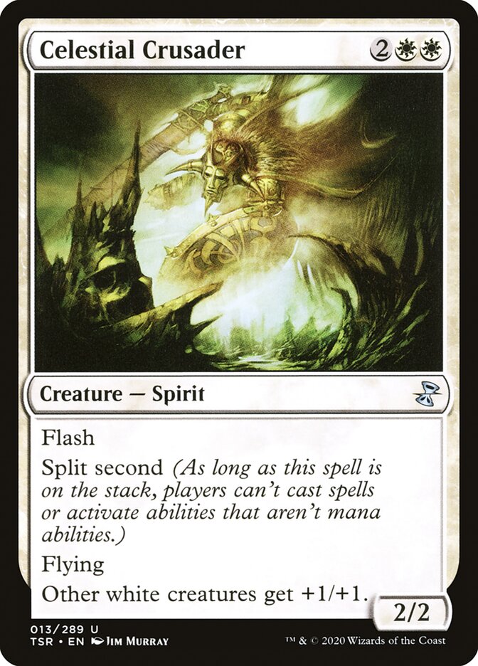 Celestial Crusader 13 (Time Spiral: Remastered)  - Foil | Good Games Adelaide SA