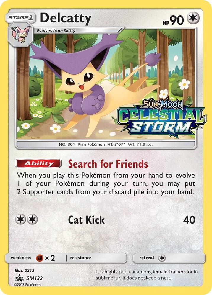 Delcatty Prerelease SM132 (SM Promos)  - Holofoil | Good Games Adelaide SA