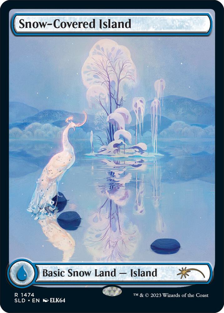 Snow Covered Island 1474 1474 (Secret Lair Drop Series)  | Good Games Adelaide SA