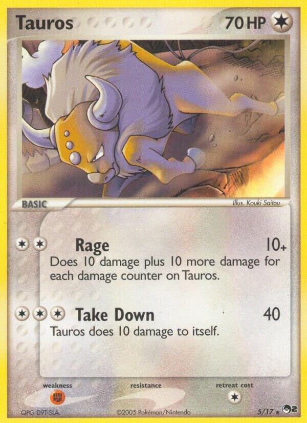 Tauros 005/017 (POP Series 2)  - Holofoil | Good Games Adelaide SA