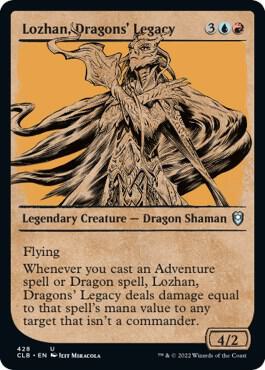 Lozhan Dragons Legacy Showcase 428 (Commander Legends: Battle for Baldur's Gate)  - Foil | Good Games Adelaide SA