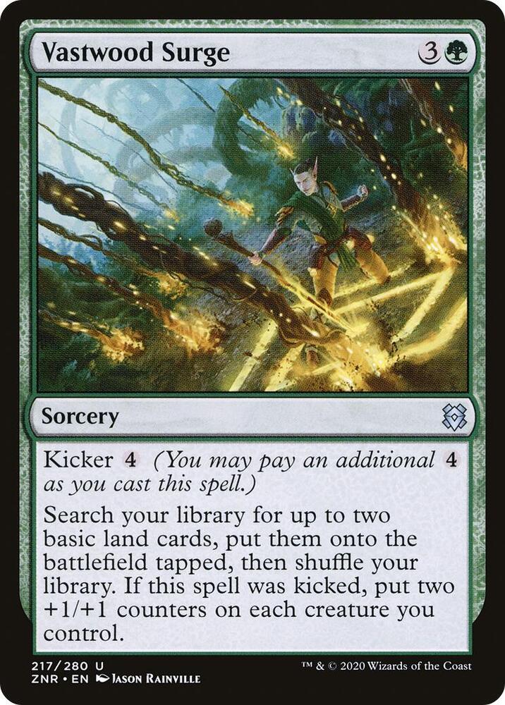 Vastwood Surge 217 (Zendikar Rising)  - Foil | Good Games Adelaide SA
