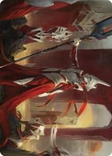 Porcelain Zealot Art Card 8 (Art Series: Phyrexia: All Will Be One)  | Good Games Adelaide SA