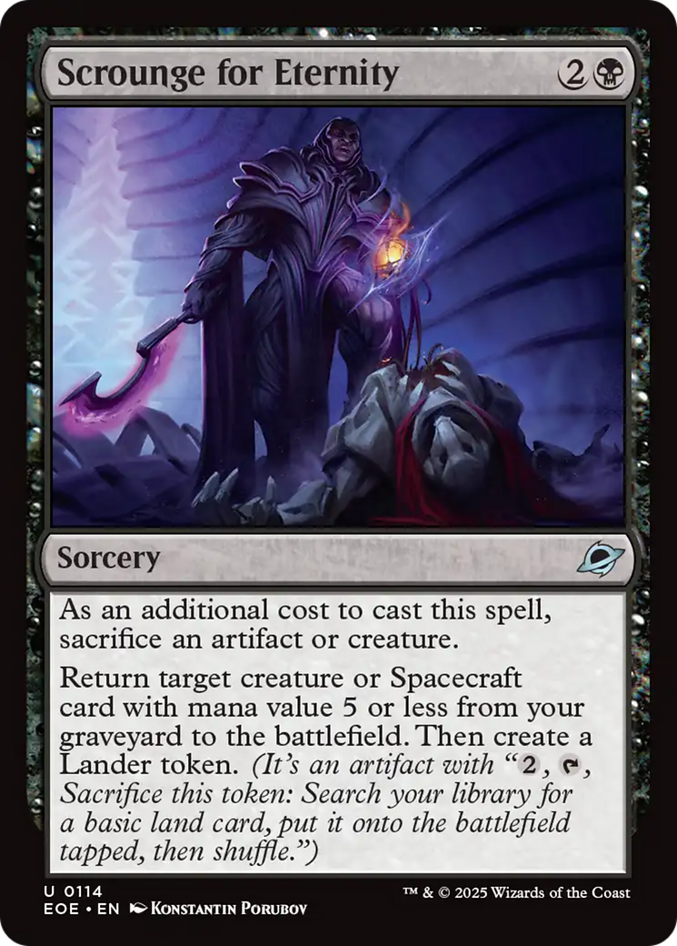 Scrounge for Eternity [Edge of Eternities] | Good Games Adelaide SA