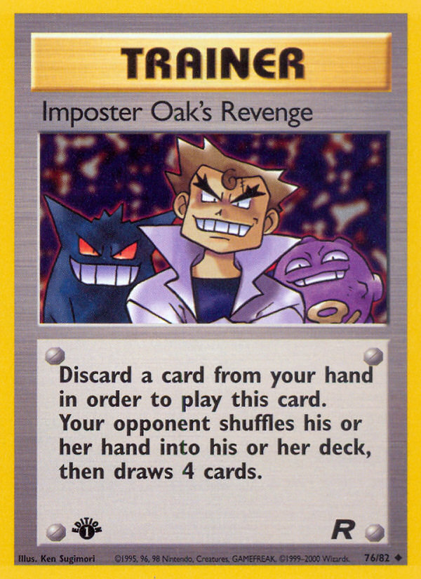 Imposter Oak's Revenge (76/82) [Team Rocket 1st Edition] | Good Games Adelaide SA